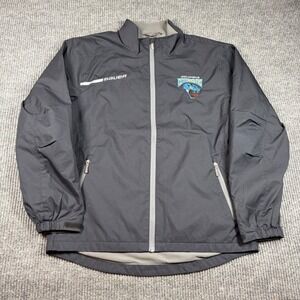 Bauer Jacket Men's M Columbus Cottonmouths Hockey‎ Team Black Full Zip Coat